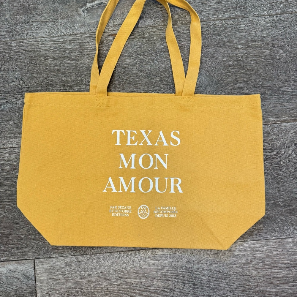 Sezane Yellow Tote Bag - Texas Mon Amour